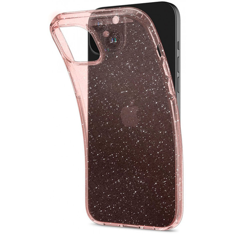 Чохол Spigen для Apple iPhone 15 Liquid Crystal Glitter, Rose Quartz