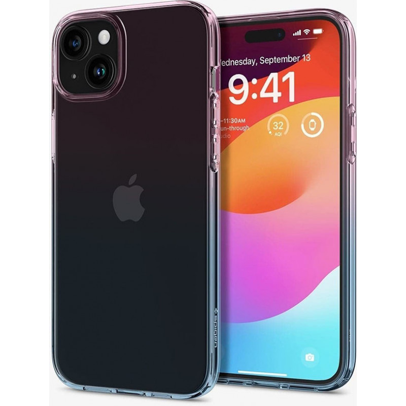 Чохол Spigen для Apple iPhone 15 Liquid Crystal, Gradation Pink