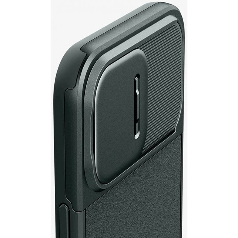 Чохол Spigen для Apple iPhone 15 Pro Max Optik Armor MagFit Abyss, Green