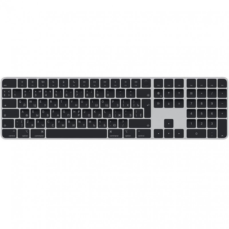 Клавіатура Apple Magic Keyboard with Touch ID та цифровою панеллю, Black Keys RU