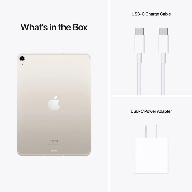 Планшет Apple iPad Air 10.9" Wi-Fi 256Gb Starlight