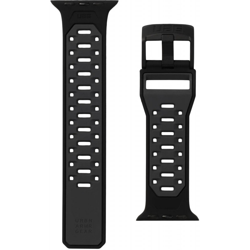 Ремінець UAG для Apple Watch Ultra 49/45/44/42mm Civilian Silicone, Graphite/Black