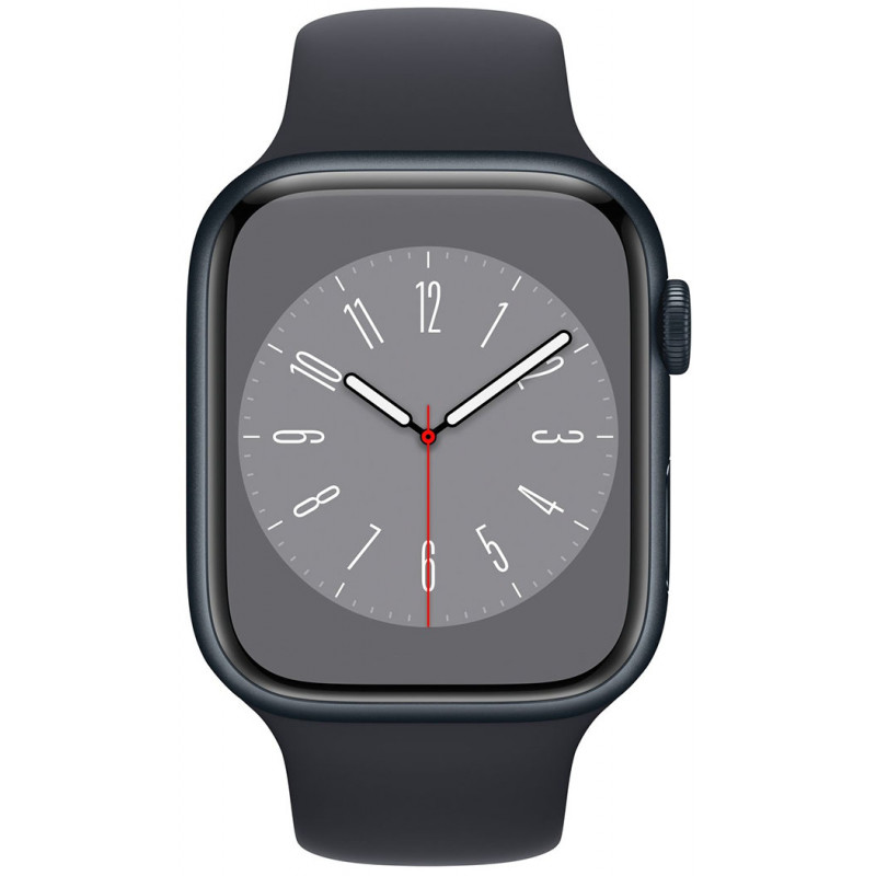 Смартгодинник Apple Watch Series 8 GPS 45mm Midnight Aluminium Case with Midnight Sport Band
